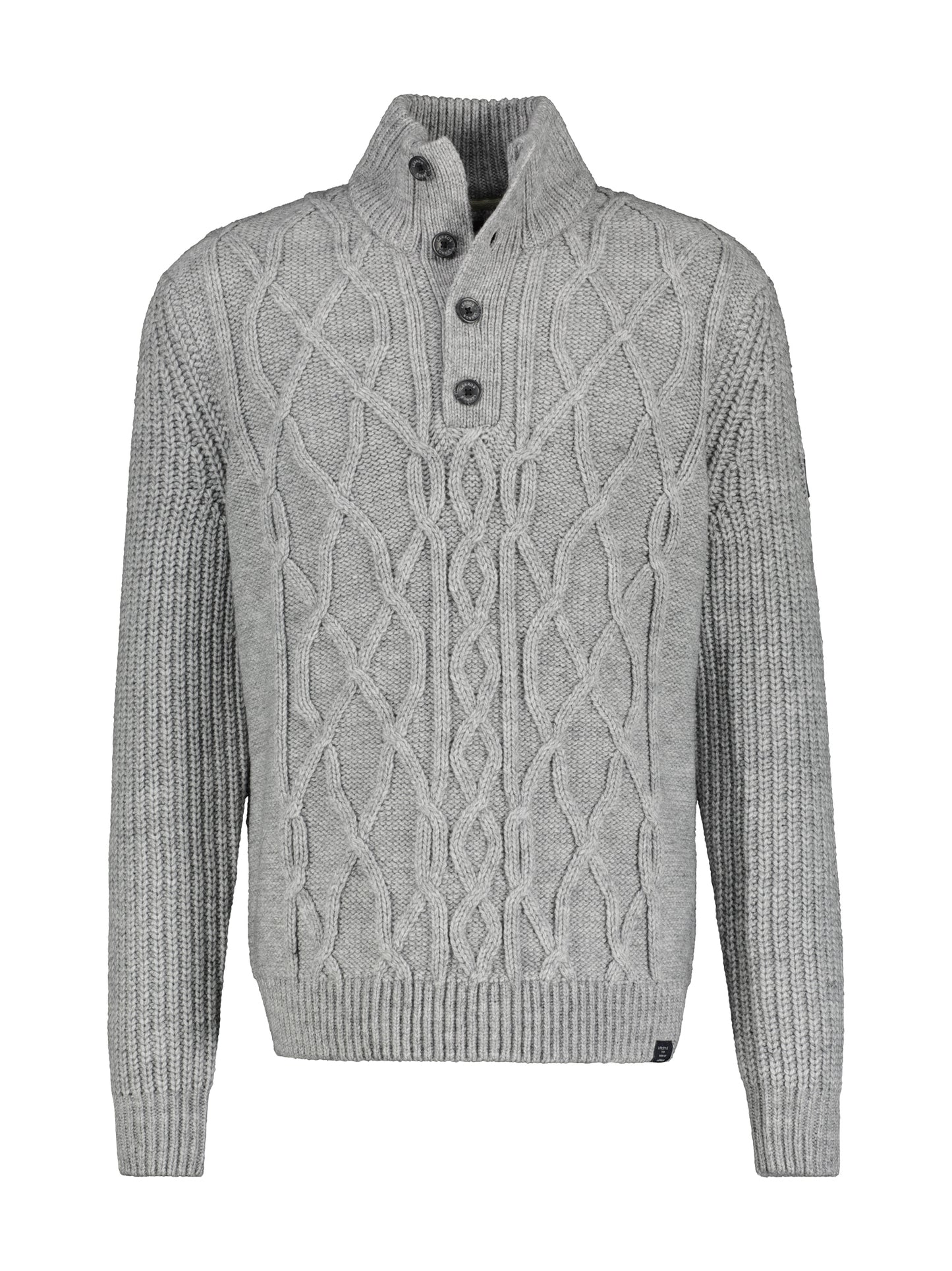 Classic Cable Knit Troyer Sweater