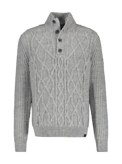 Classic Cable Knit Troyer Sweater