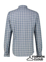 Lerros Check Long Sleeve Shirt - Storm Blue