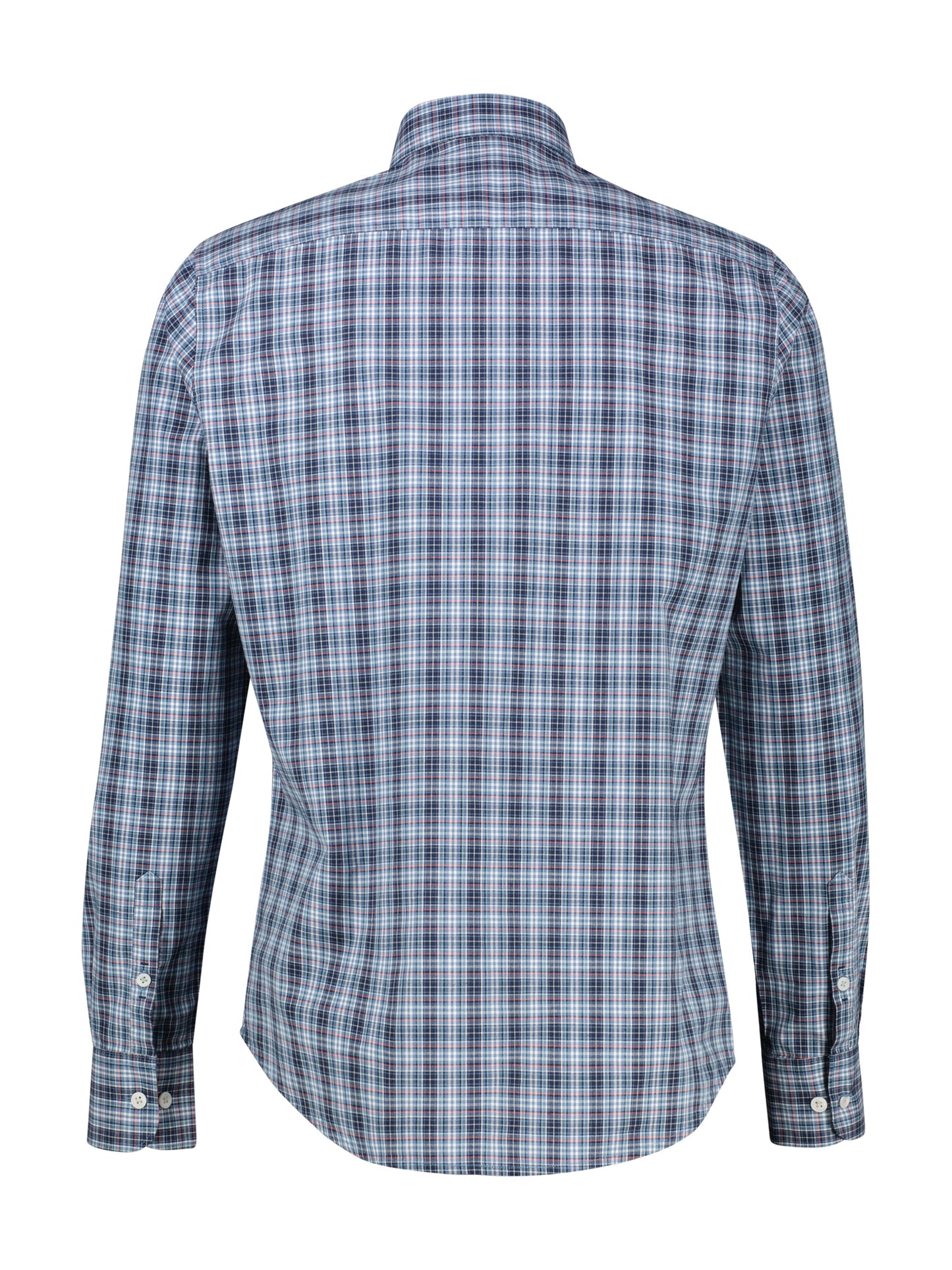 Lerros Check Long Sleeve Shirt - Classic Navy