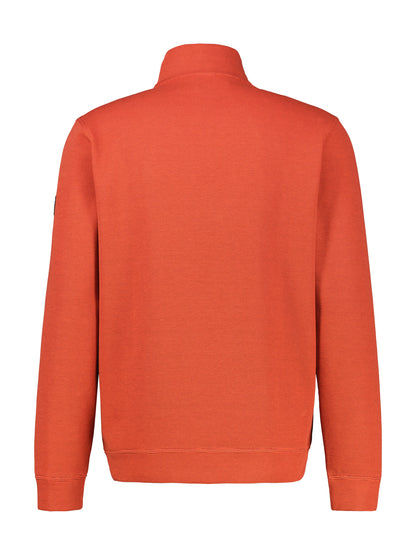 Troyer 1/2 Zip Sweatshirt - Vivid Red