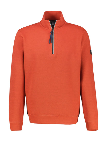 Troyer 1/2 Zip Sweatshirt - Vivid Red