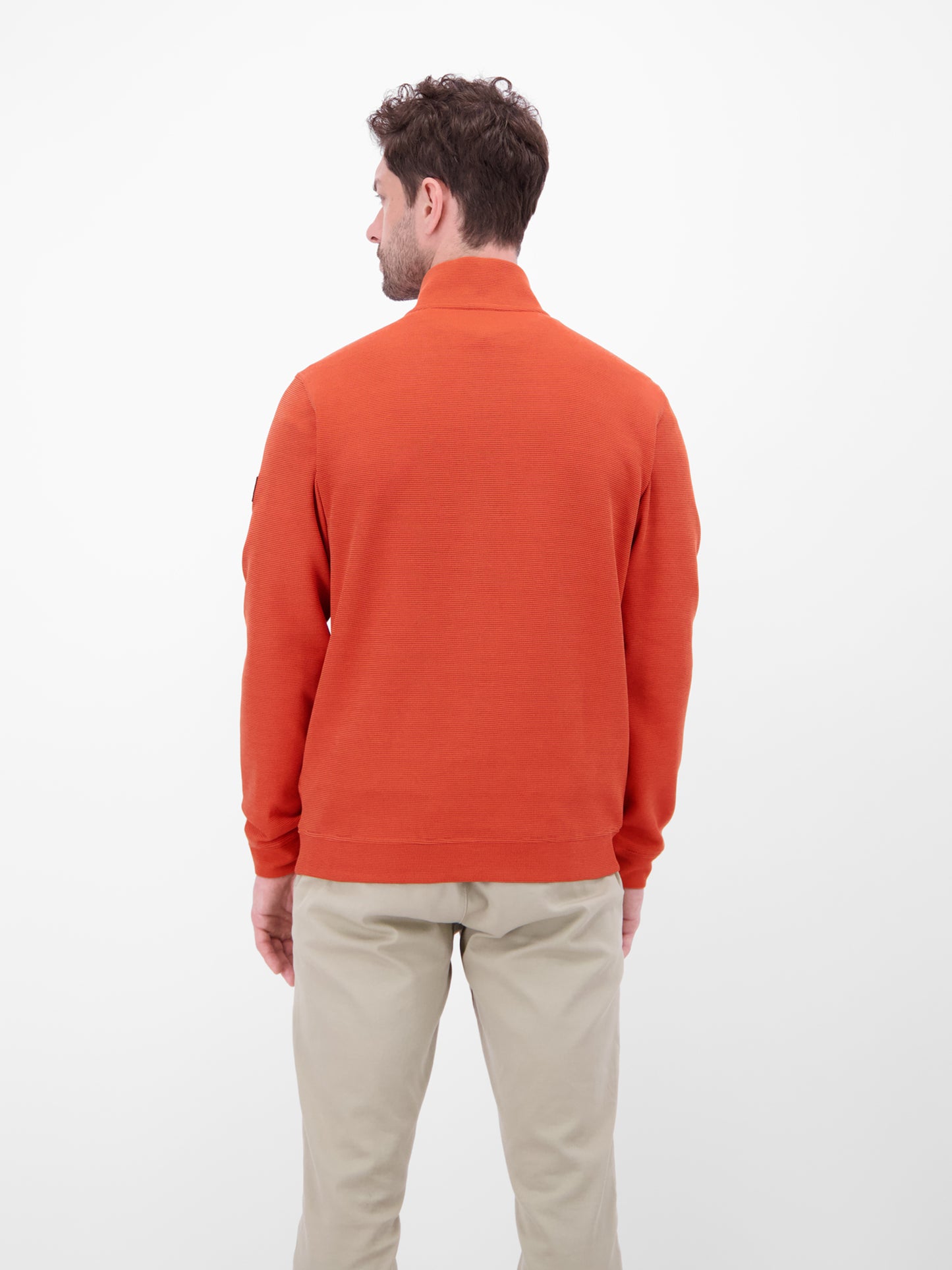 Troyer 1/2 Zip Sweatshirt - Vivid Red