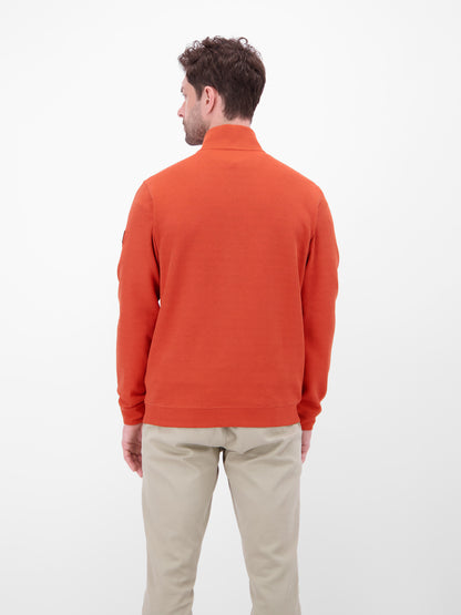 Troyer 1/2 Zip Sweatshirt - Vivid Red