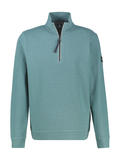 Troyer 1/2 Zip Sweatshirt - Arctic Blue
