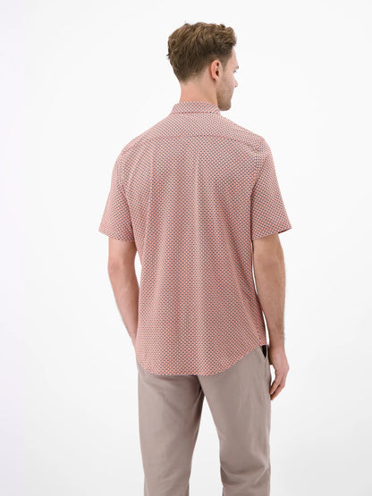 Lerros Short Sleeved Shirt Red