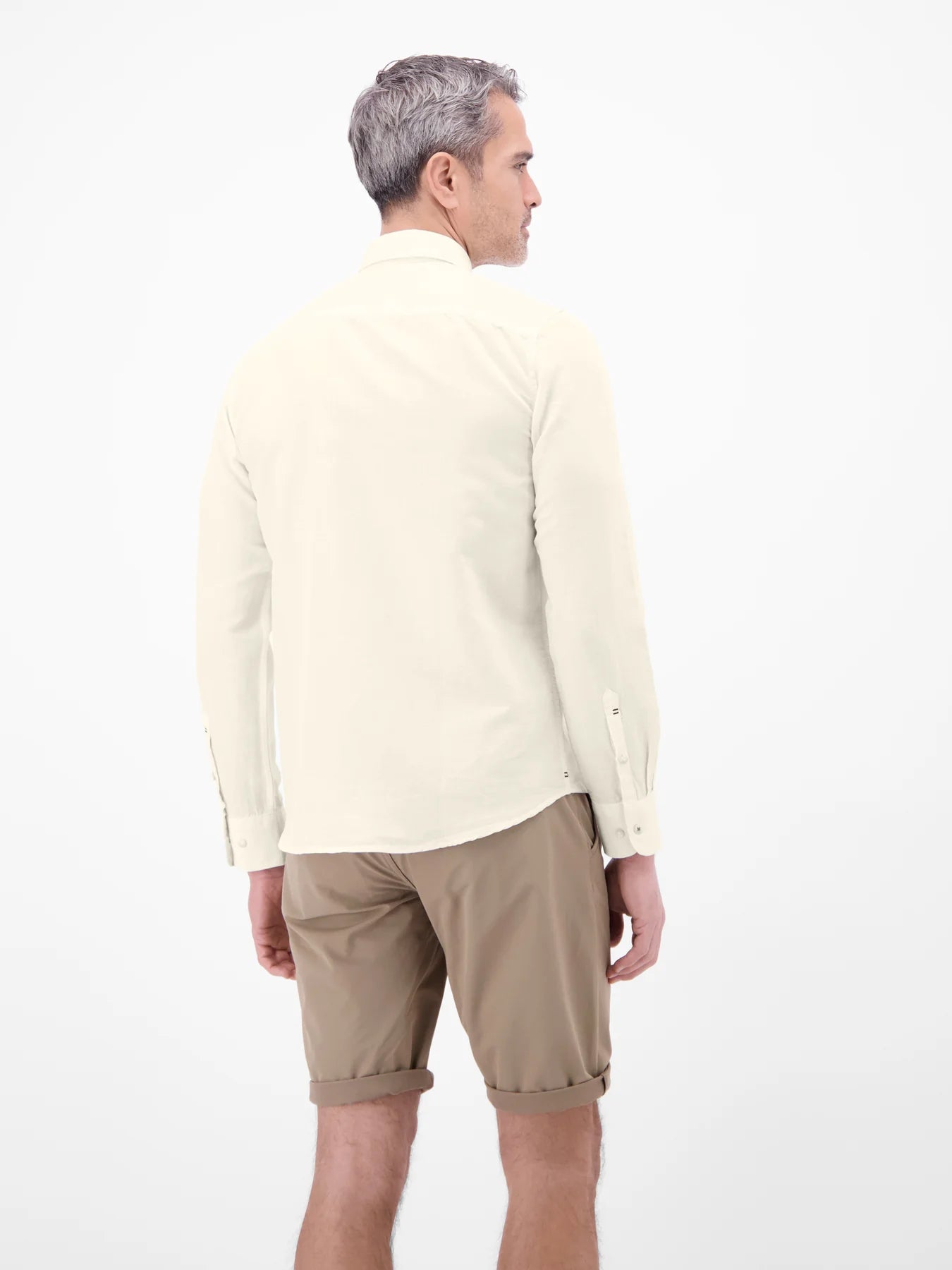 Lerros Cotton & Linen Blend Shirt - White