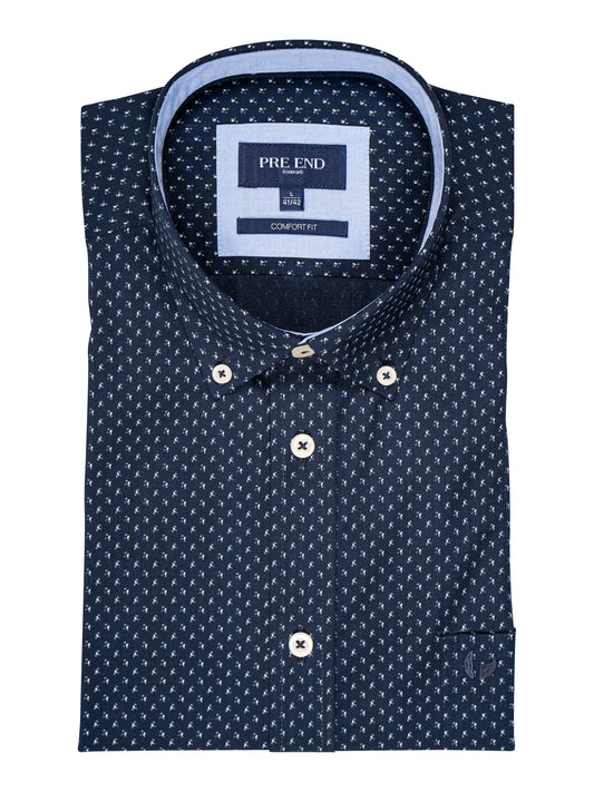 Napoli Long Sleeve Shirt - Dark Navy