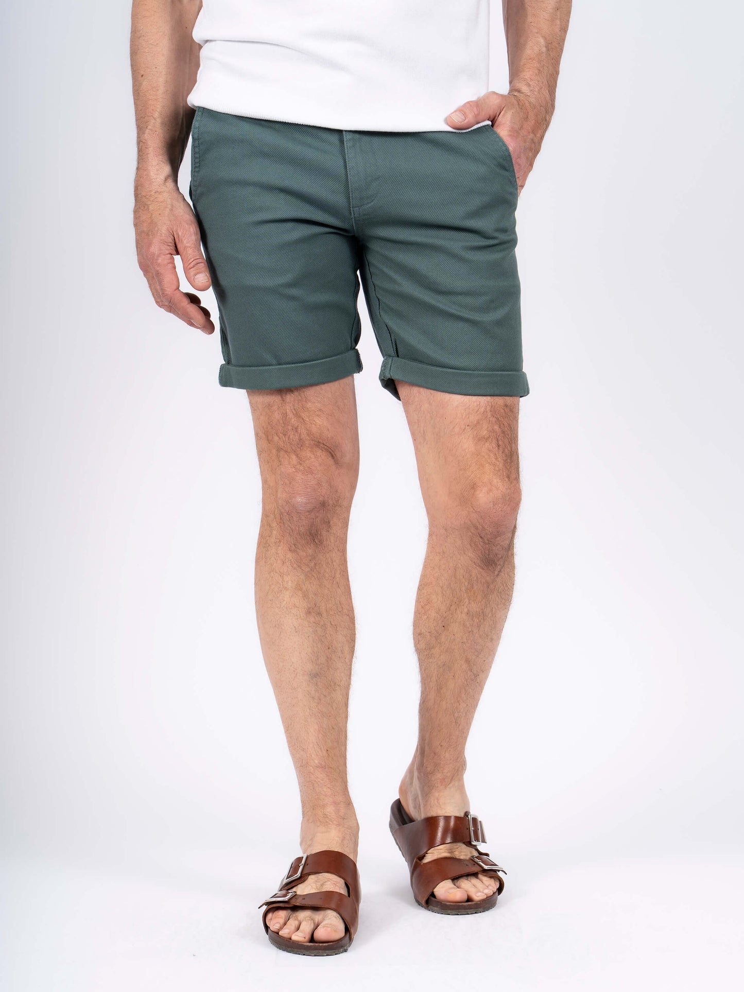Thomas Bermuda Chino Shorts - Green