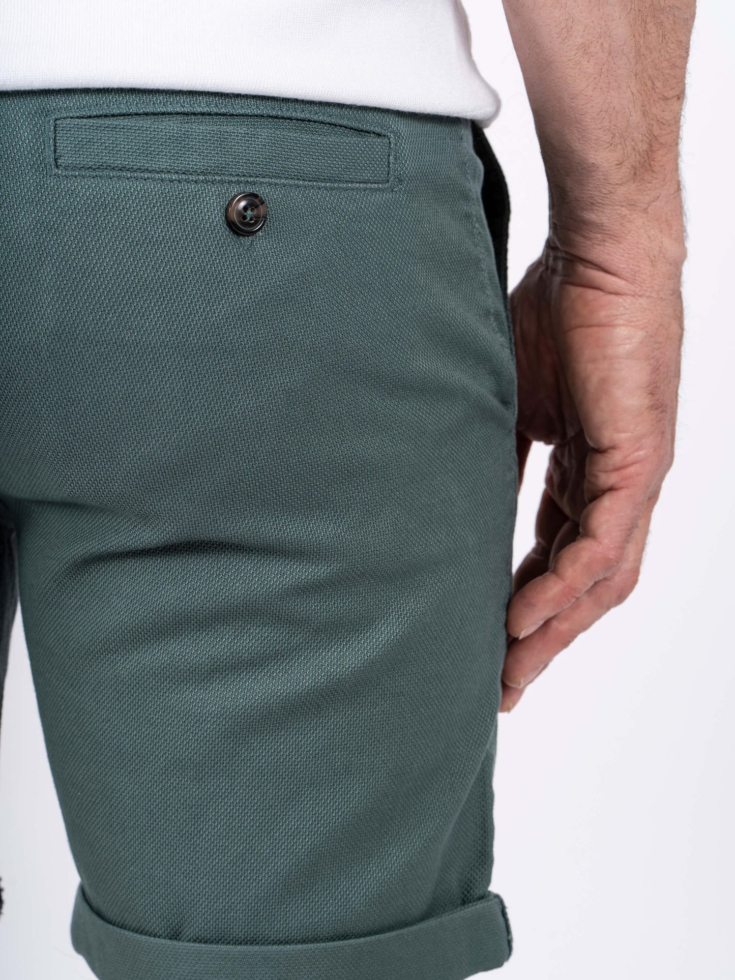Thomas Bermuda Chino Shorts - Green