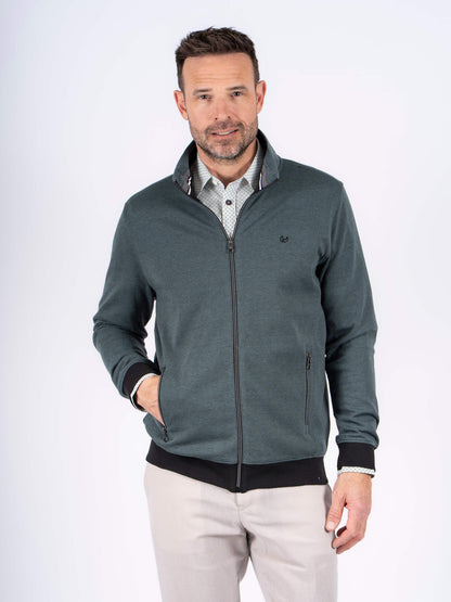 Rai Full Zip Cardigan Sweatshirt