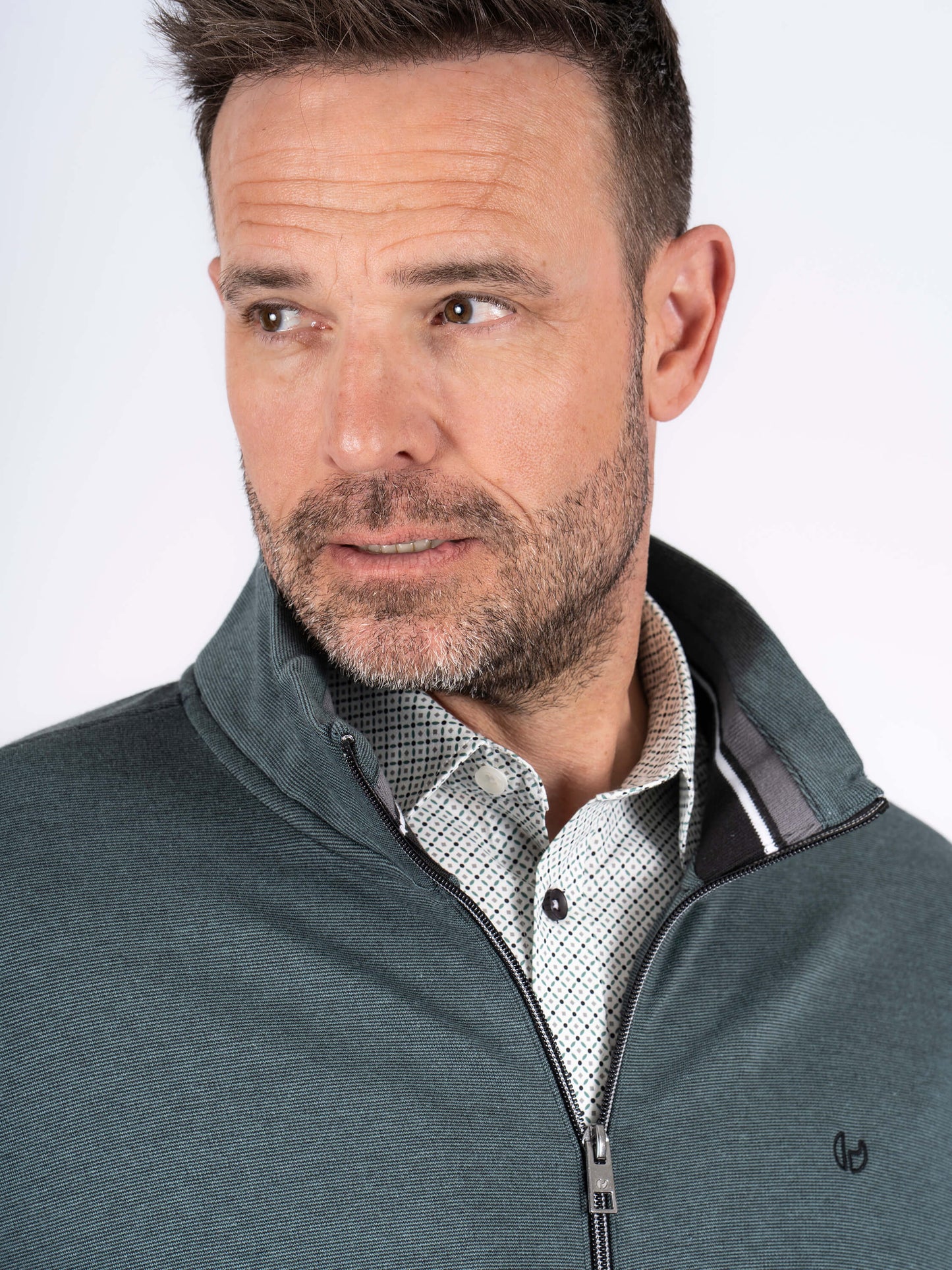 Rai Full Zip Cardigan Sweatshirt