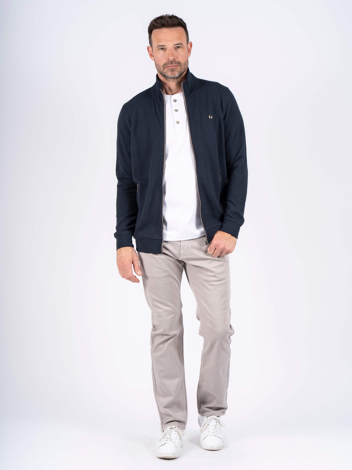 Alf Full Zip Cardigan Sweatshirt
