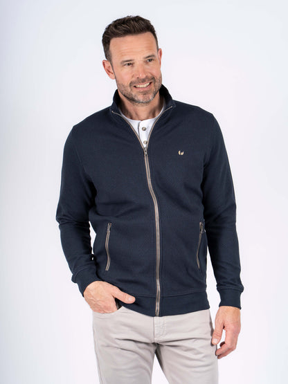 Alf Full Zip Cardigan Sweatshirt
