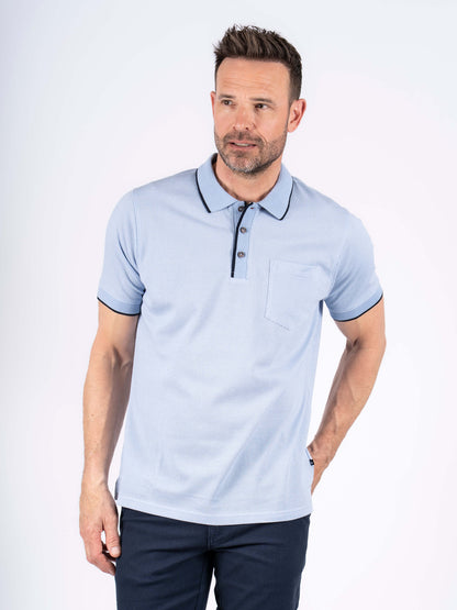 Hester Polo Shirt - Brunnera Blue
