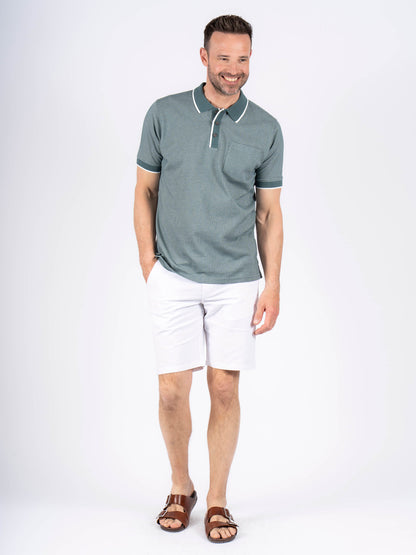 Hester Polo Shirt - Green North Atlantic
