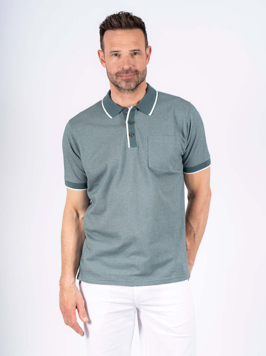 Hester Polo Shirt - Green North Atlantic