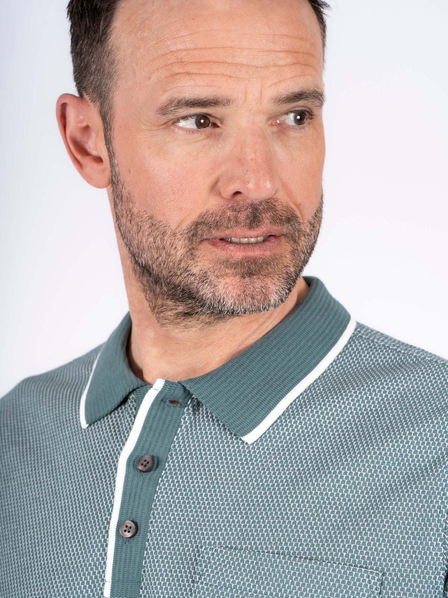 Hester Polo Shirt - Green North Atlantic