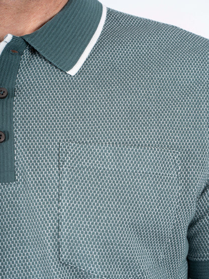 Hester Polo Shirt - Green North Atlantic