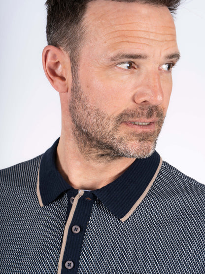 Hester Polo Shirt - Navy Dark Sapphire