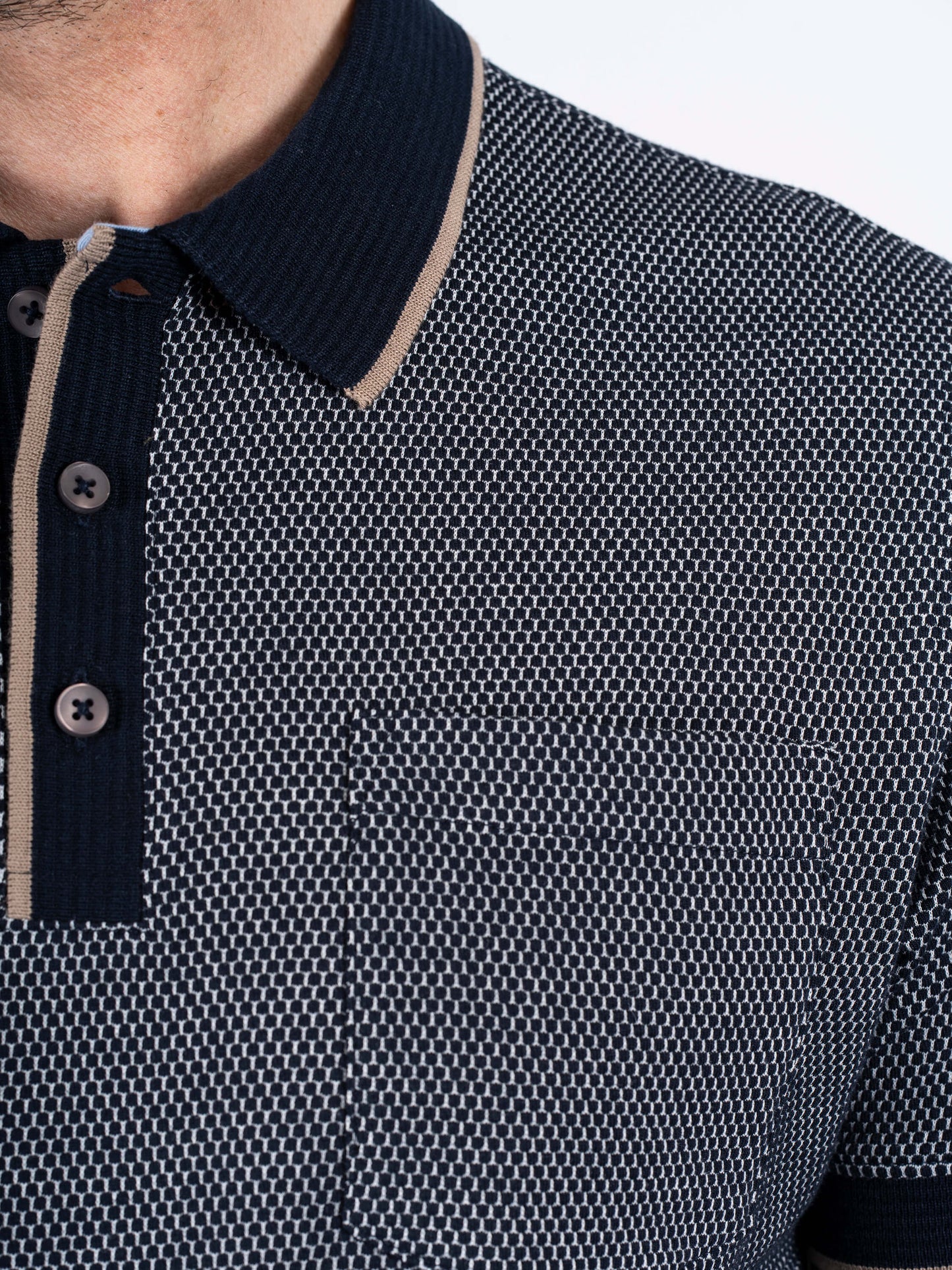 Hester Polo Shirt - Navy Dark Sapphire
