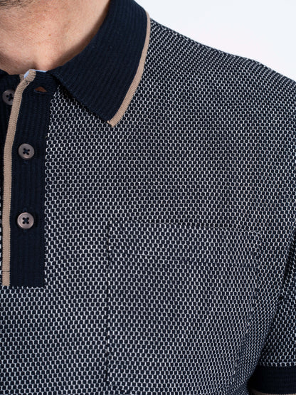 Hester Polo Shirt - Navy Dark Sapphire