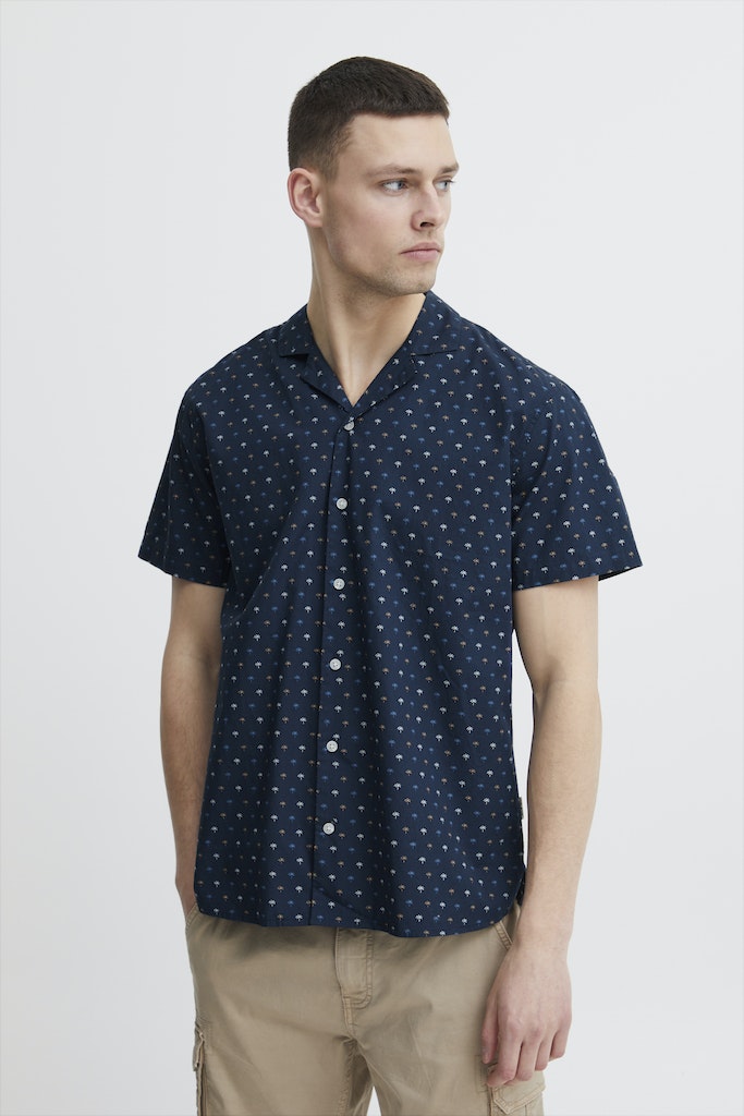 Short Sleeve Patterned Shirt