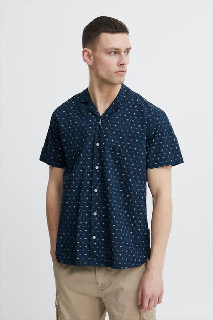 Short Sleeve Patterned Shirt