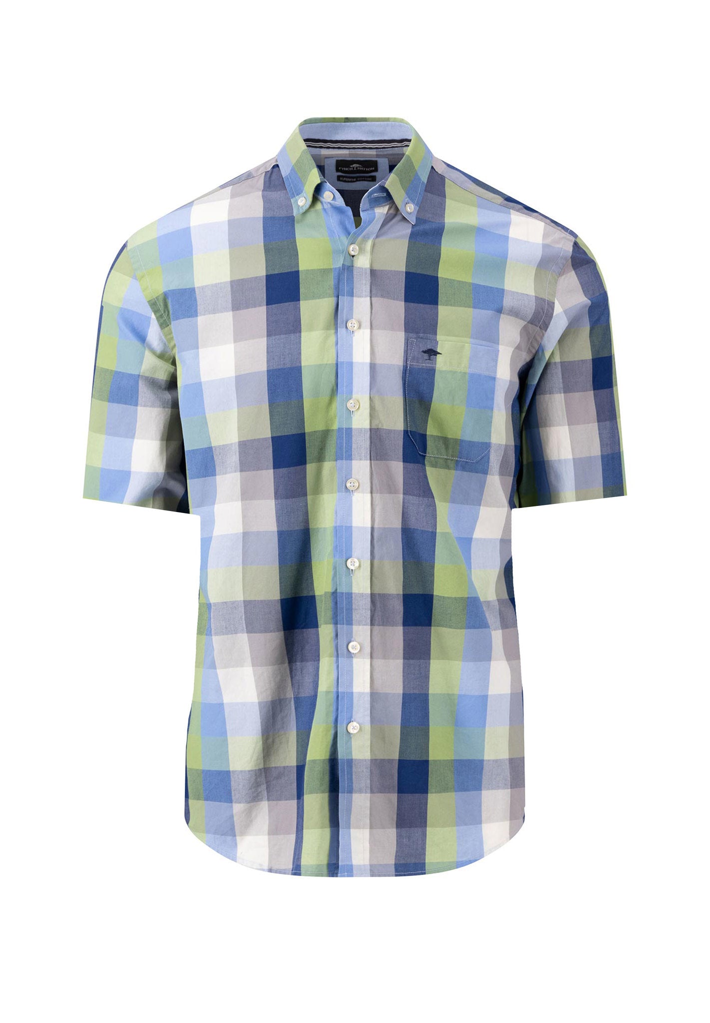 Colourful Check Shirt Short SLeeve