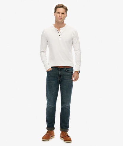 Classic Essential Grandad Top - White