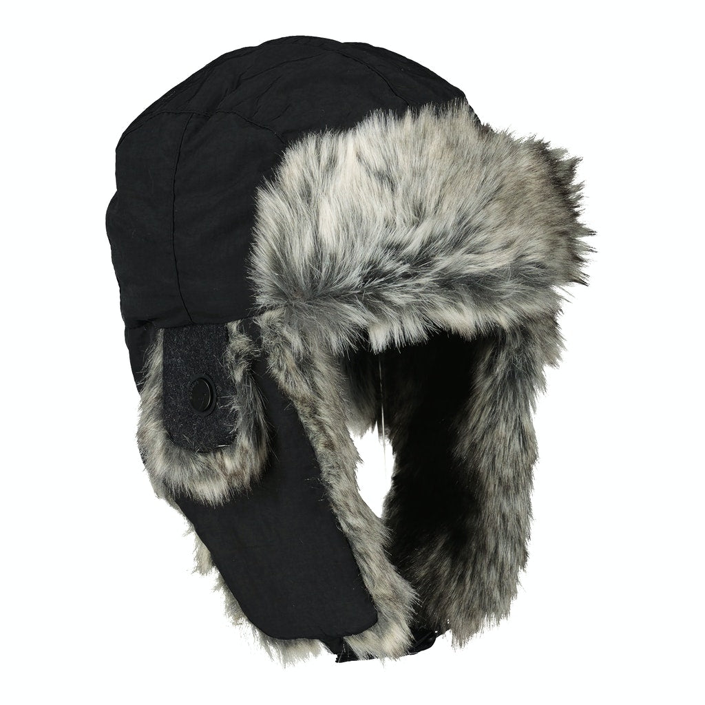 Black Trapper Hat