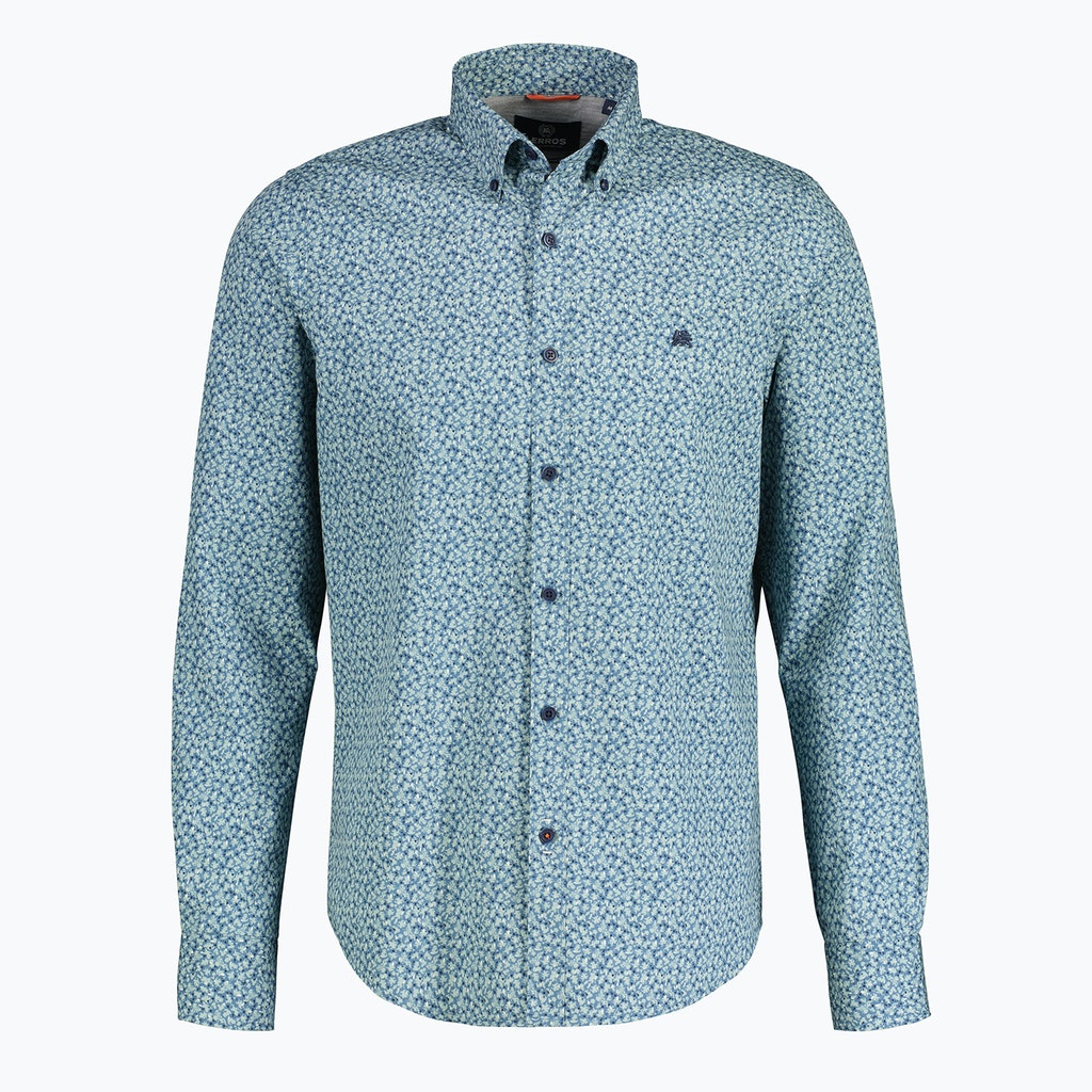 Longsleeve Poplin Shirt with Print