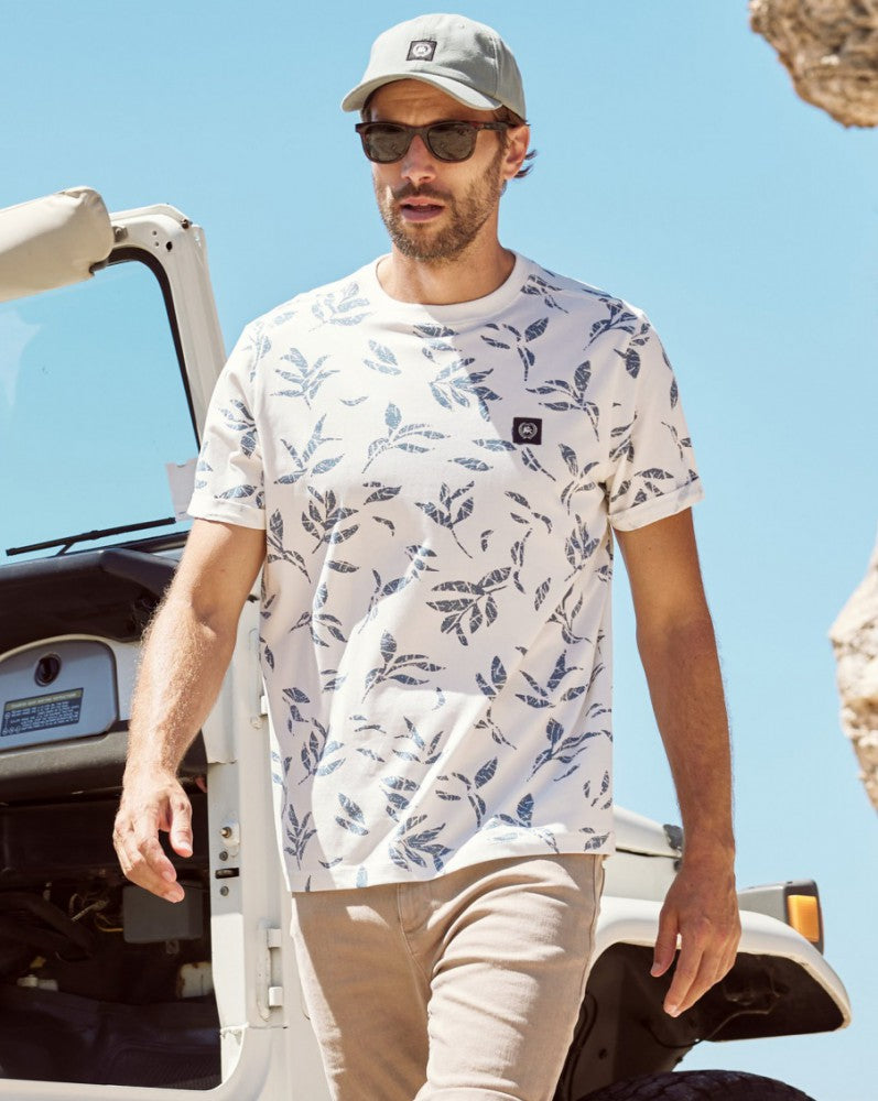 Leaf Print T-Shirt