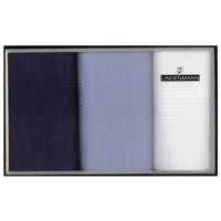 Handkerchiefs 3-Pack White/Light Blue/Navy