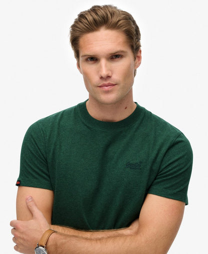 Essential Logo T-shirt - Pitch Green Marl