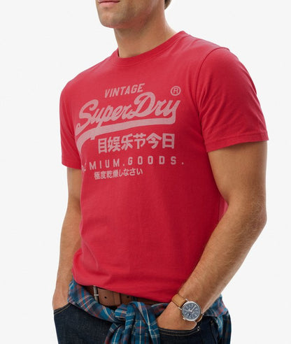 Vintage Logo Classic Tee - Red