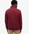 Preppy Half Zip Jumper - Port Red