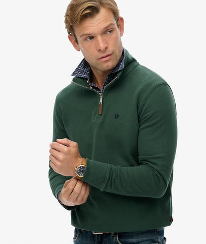 Preppy SD Co Half Zip - Enamel Green