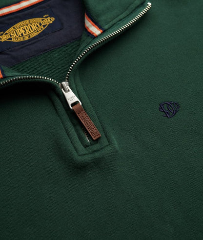 Preppy SD Co Half Zip - Enamel Green