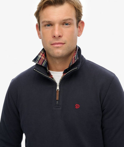 Preppy SD Co Half Zip - Super Dark Navy