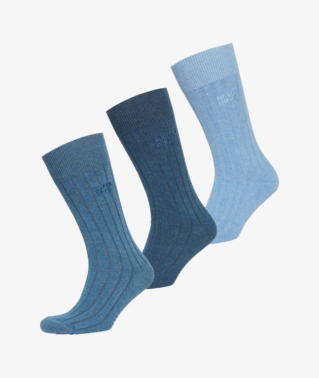 Rib Crew Sock 3 Pack