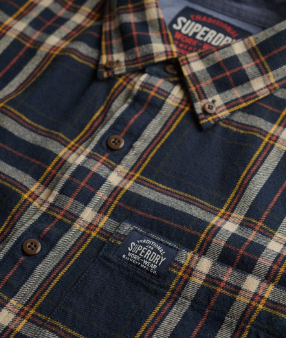 Long Sleeve Lumber Jack Shirt - Navy