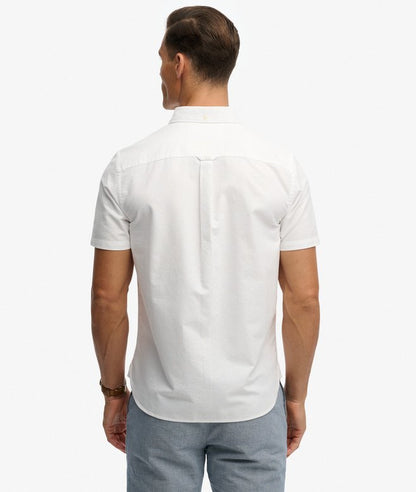 Preppy Oxford Short Sleeve Shirt - Optic White