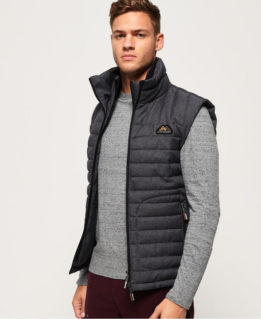 Sports Puffer Tweed Gilet