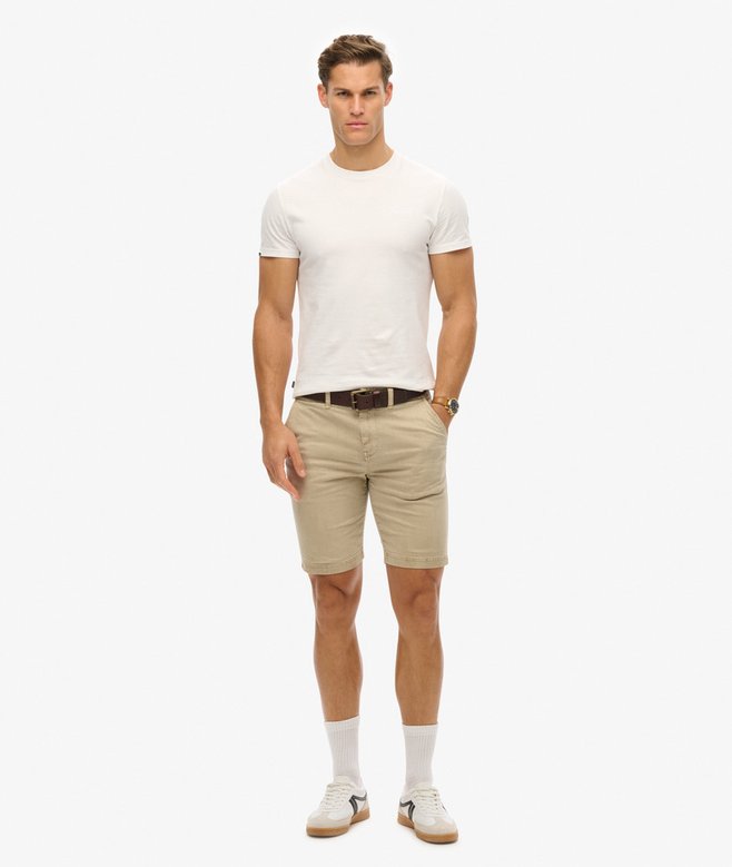 Ripstop Light Cargo Shorts - Beige
