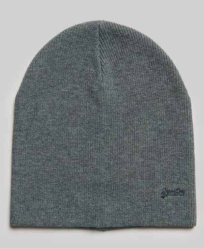 Essential Logo Knitted Beanie - Black
