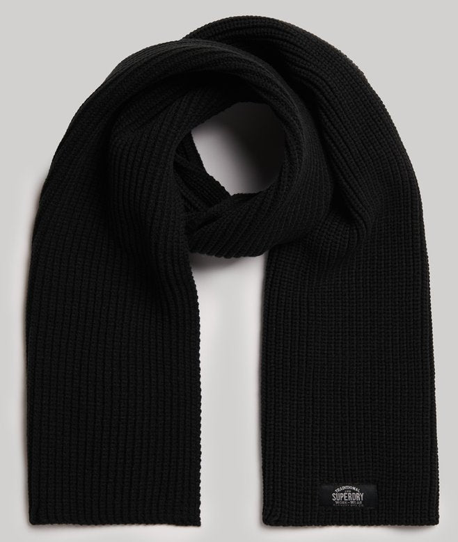 Organic Cotton Superdry Essential Logo Scarf