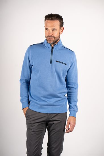 Jimmy Half Zip Long Sleeve Sweatshirt