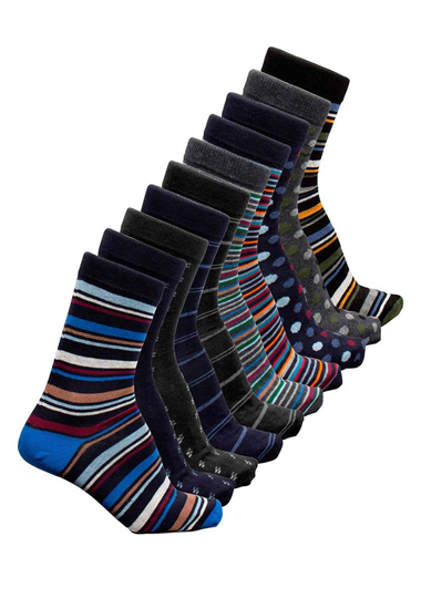 Socks 10-Pack Multi Pattern