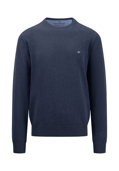 Knitwear O-Neck Superfine Jumper - Navy
